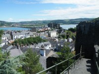 Wales, Conwy, výhled z hradeb