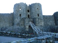 Wales, Harlech, vstup do hradu