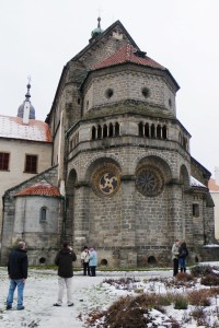 Třebíč, Zadní část románské baziliky sv.Prokopa