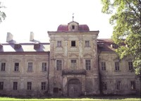 Dolní Lukavice, severní strana zámku