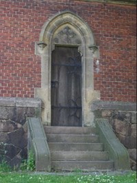 Zvole, vchodový portál kostela sv. Markéty