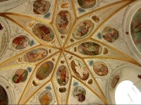 Fresková stropní výzdoba zámecké kaple