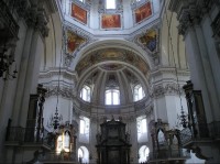 Salzburg, interiér kostela
