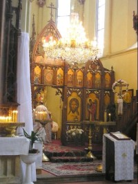 Pravoslavný kostel P. Marie, interiér