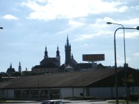 silueta města, pozadí pro reklamu