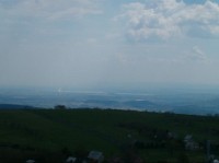 panorama 3: Nechranice a nejvýchodnější výběžky Doupovských hor