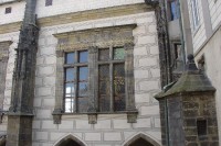 Pražský hrad: okno Vladislavského sálu