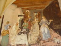 Monte Oliveto Maggiore: fresky v křížové chodbě