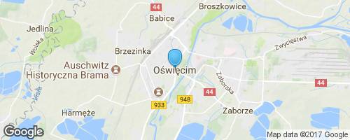 Vyhlazovací tábor Osvětim - Auschwitz, Birkenau</strong> mapa