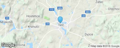 Telč</strong> mapa
