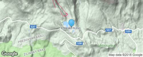 Výlet k Popradskému plesu a na Symbolický hřbitov obětí hor. mapa