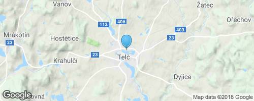 Kolem pohádkového centra Telče po březích rybníků</strong> mapa