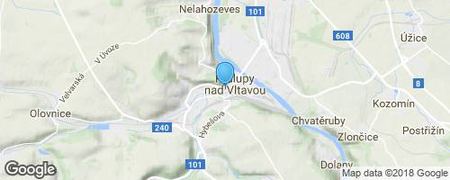 Z Prahy na Říp (Praha, Kralupy nad Vltavou, Roudnice nad Labem)</strong> mapa