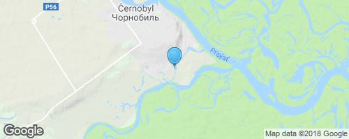 Černobyl (ukrajinsky Чорно́биль; rusky Черно́быль)</strong> mapa