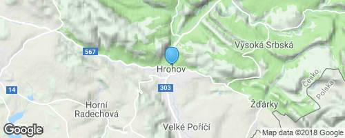 Jiráskův Hronov</strong> mapa