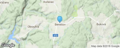 Drahanská vrchovina - pramen Punkvy a vrchol Skalky mapa