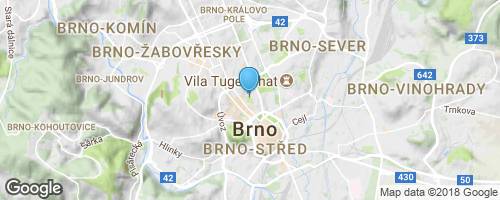 Brno - Tyršův sad</strong> mapa