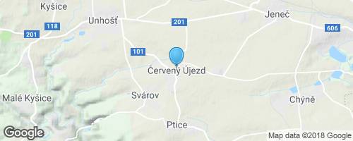 Červený Újezd na jaře nebo na podzim? A Kožova hora....</strong> mapa