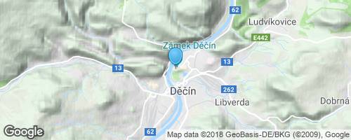 Děčín - zámek</strong> mapa