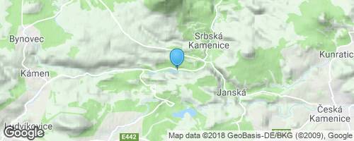 Památník havarovaného letadla – Srbská Kamenice</strong> mapa
