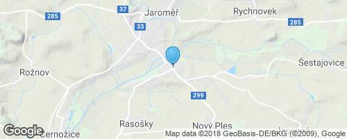 Josefovská pevnost</strong> mapa