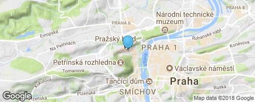 Praha - Nerudova ulice</strong> mapa
