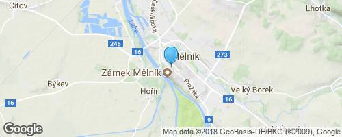 Vzhůru do mělnického podzemí</strong> mapa
