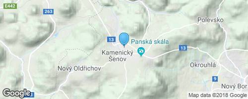 Lužické hory - Česká skála + Panská skála</strong> mapa