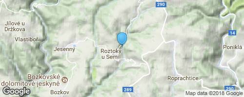Roztocký mlýn</strong> mapa