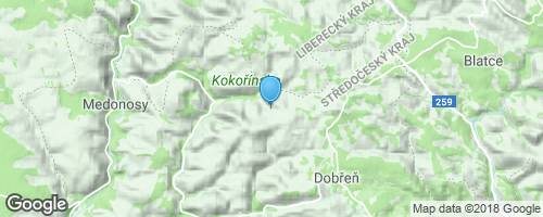 Kokořínsko: Harasov- Kokořín - Pokličky</strong> mapa