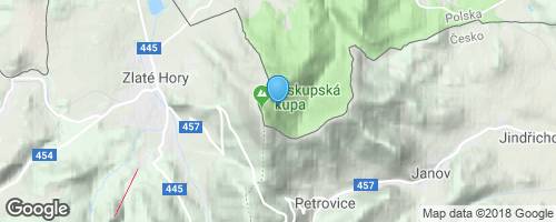 rozhledna Biskupská Kupa</strong> mapa