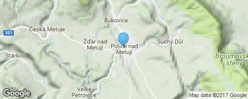 Police nad Metují</strong> mapa