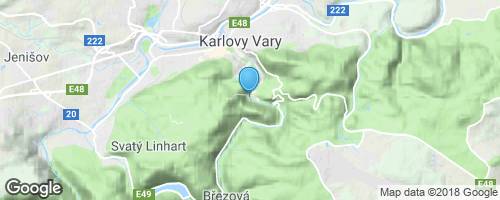 Vyhlídka Karla IV. v Karlových Varech</strong> mapa