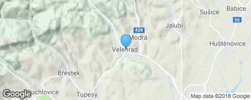 Velehrad, Salaš a Modrá - okruh po stopách Velké Moravy</strong> mapa