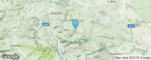 Za čertama na hrad Houska</strong> mapa