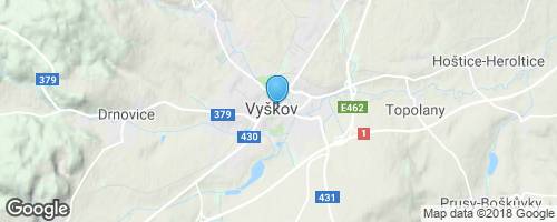 Dinopark Vyškov</strong> mapa