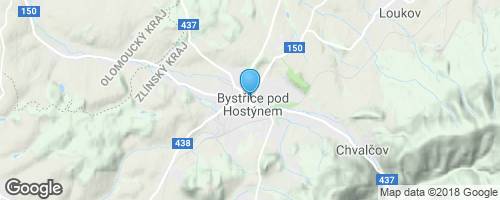 Návštěva zámku a procházka Bystřicí pod Hostýnem mapa
