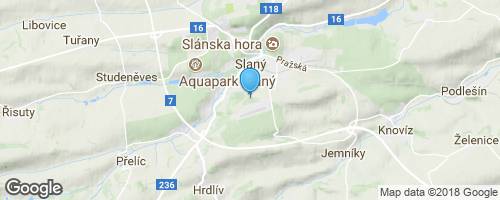 Slaný - Boží hrob</strong> mapa