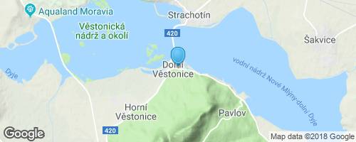 Dolní Věstonice</strong> mapa