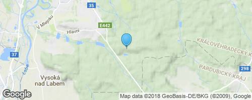 Císařská studánka - Hradecké lesy</strong> mapa