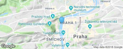 Praha - večerní procházka</strong> mapa