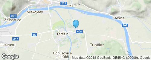 Národní hřbitov Terezín - symbol české státnosti</strong> mapa