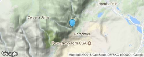Zámek Jezeří</strong> mapa