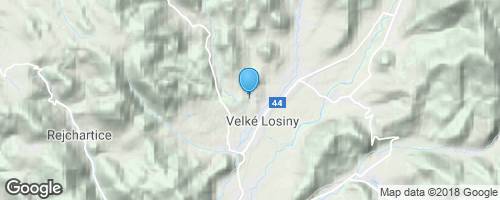 Velké Losiny - termální park</strong> mapa