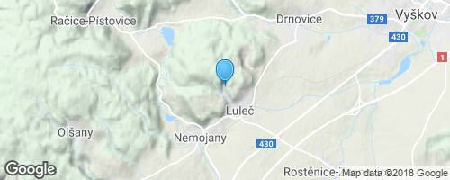 Koupaliště u Libuše - Lom Luleč</strong> mapa