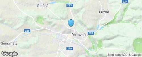 Rakovnický potok</strong> mapa