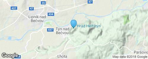 Hrad Helfštýn</strong> mapa