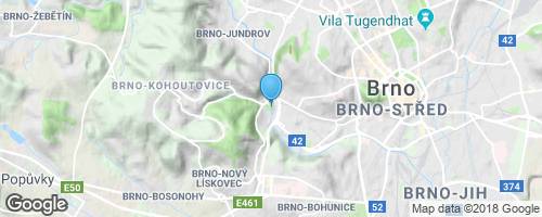 Muzeum Pavilon Anthropos Brno</strong> mapa