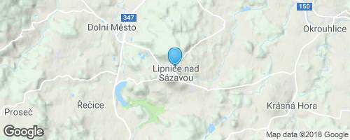hrad Lipnice nad Sázavou a zřícenina Orlík u Humpolce</strong> mapa