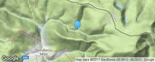 Turistický rozcestník Bouda U Bílého Labe</strong> mapa